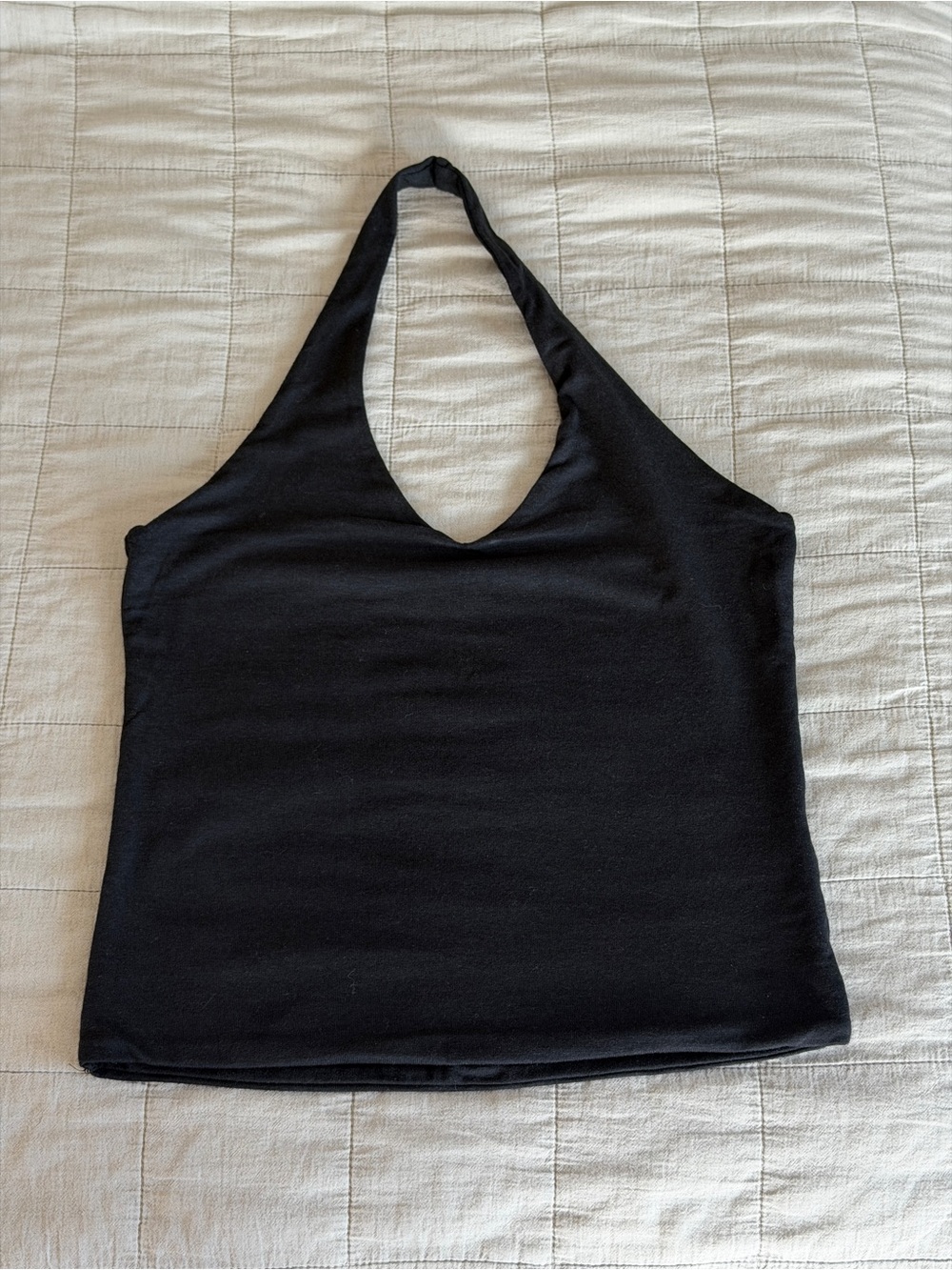 Cotton On All Day V Neck Halter Top Black XS